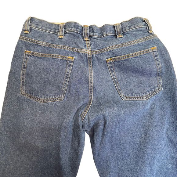Blue Mountain Jeans Mens Size 36x32 Regular Straight Fit Denim Blue Pants READ - Picture 7 of 13